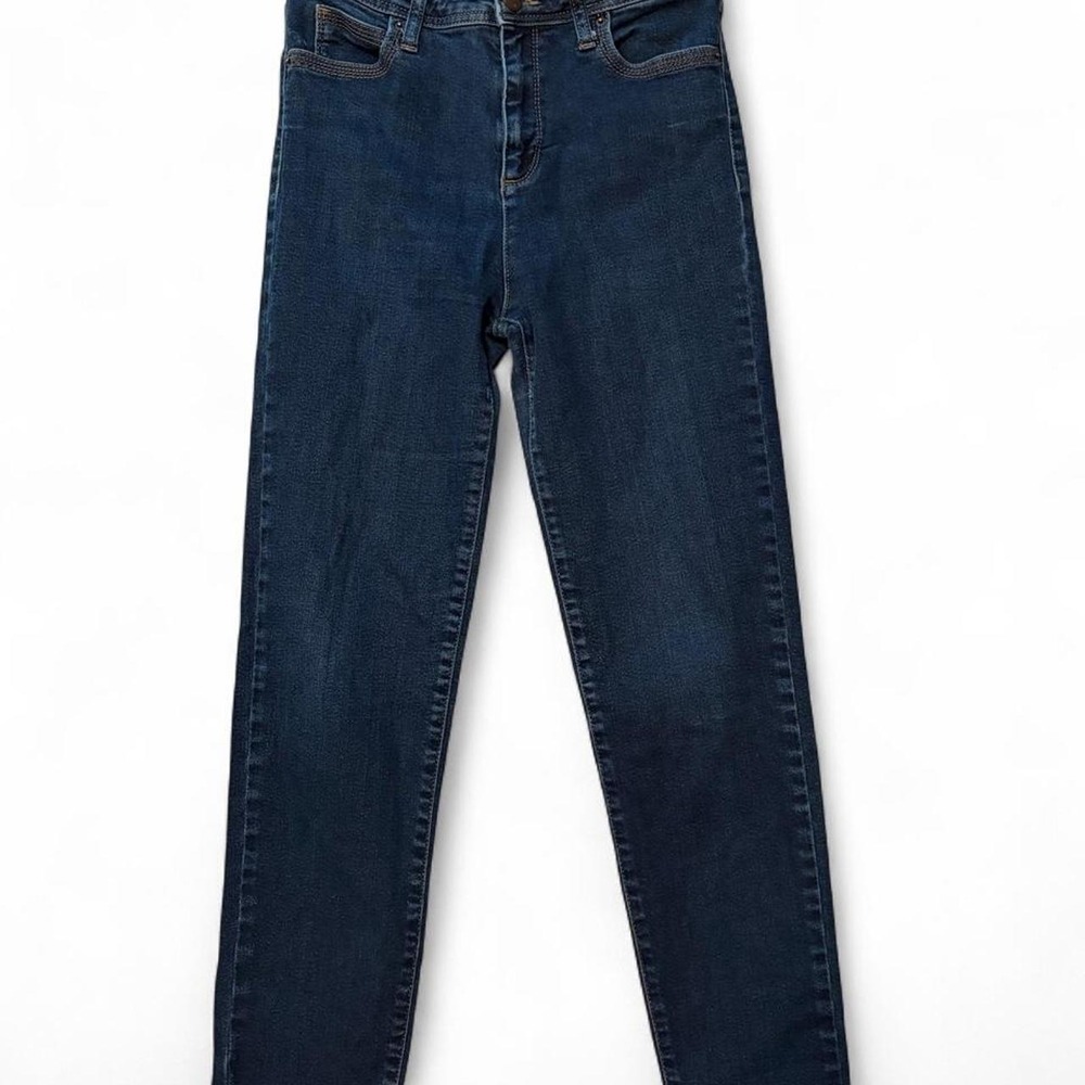 BDG Urban Outfitters Womens Dark Wash Skinny Jeans Navy Blue High Waist Size 26
